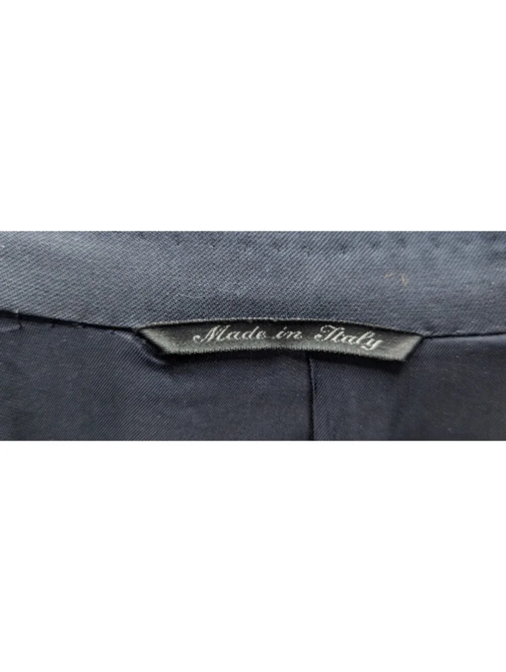 Canali Proposta Bernini Beverly Hills Navy Blue Wool Crested Blazer Mens 46 L